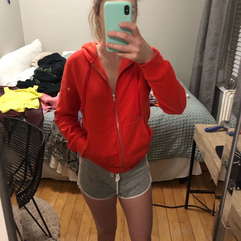 Jcrew extra soft hoodie size xxs